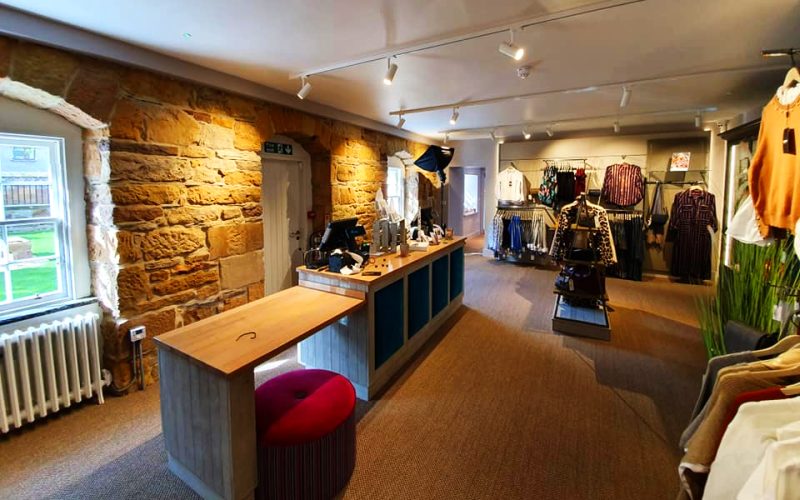Large clothes shop renovation in Dornoch