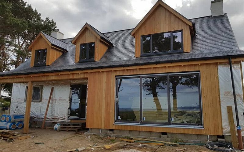 Just a wee look at the exterior of one of the houses we are building