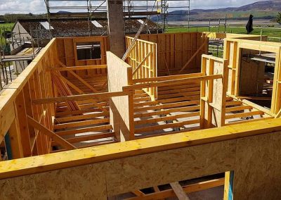 New build this week in Dornoch, on site stick build