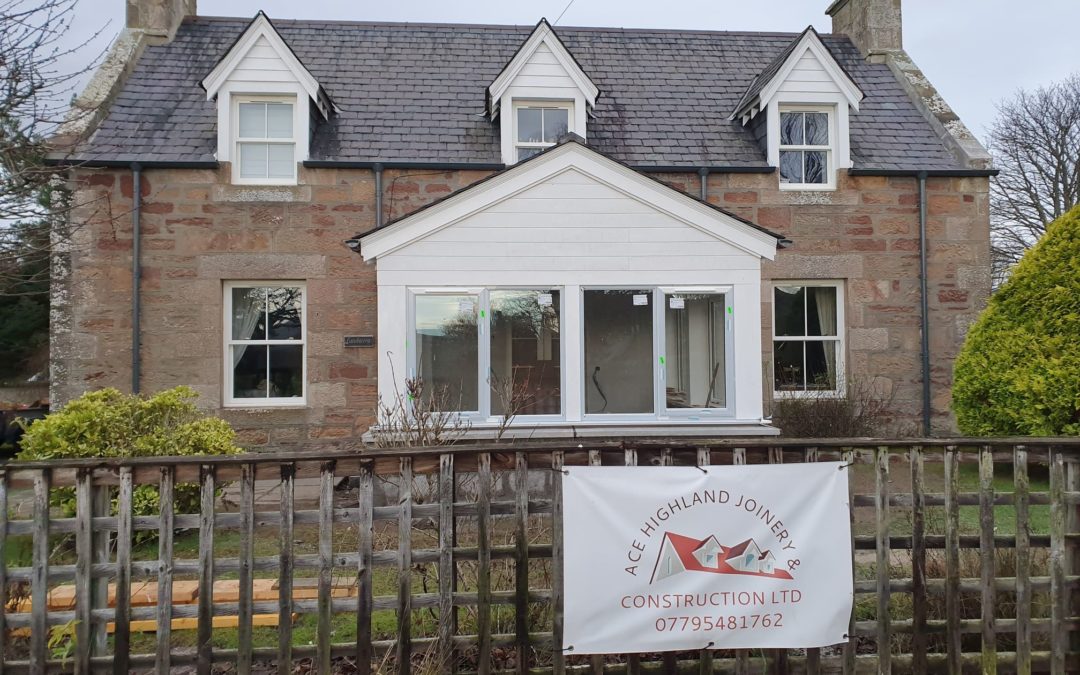 New extension & porch in Dornoch