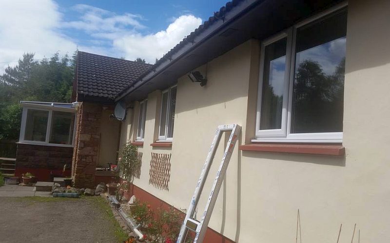 New windows and doors fitted