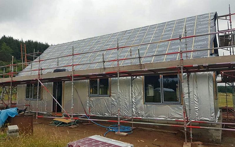 Another house wind and water tight ready for the roofers