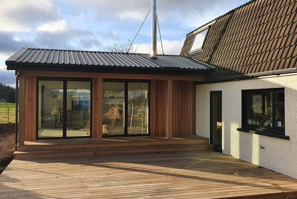 Marybank Cottage Kildary extension