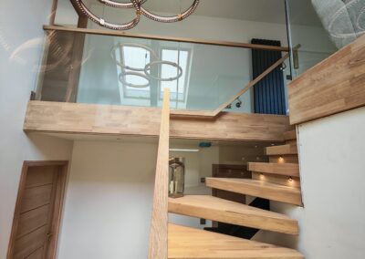 Another stunning bespoke staircase project completed by Ace Highland Joinery in Bonar Bridge.