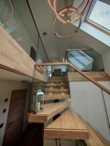 Another stunning bespoke staircase project completed by Ace Highland Joinery in Bonar Bridge.