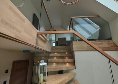 Another stunning bespoke staircase project completed by Ace Highland Joinery in Bonar Bridge.