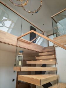 Another stunning bespoke staircase project completed by Ace Highland Joinery in Bonar Bridge.