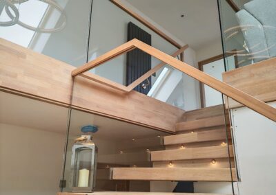Another stunning bespoke staircase project completed by Ace Highland Joinery in Bonar Bridge.