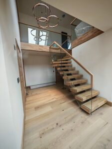 Another stunning bespoke staircase project completed by Ace Highland Joinery in Bonar Bridge.